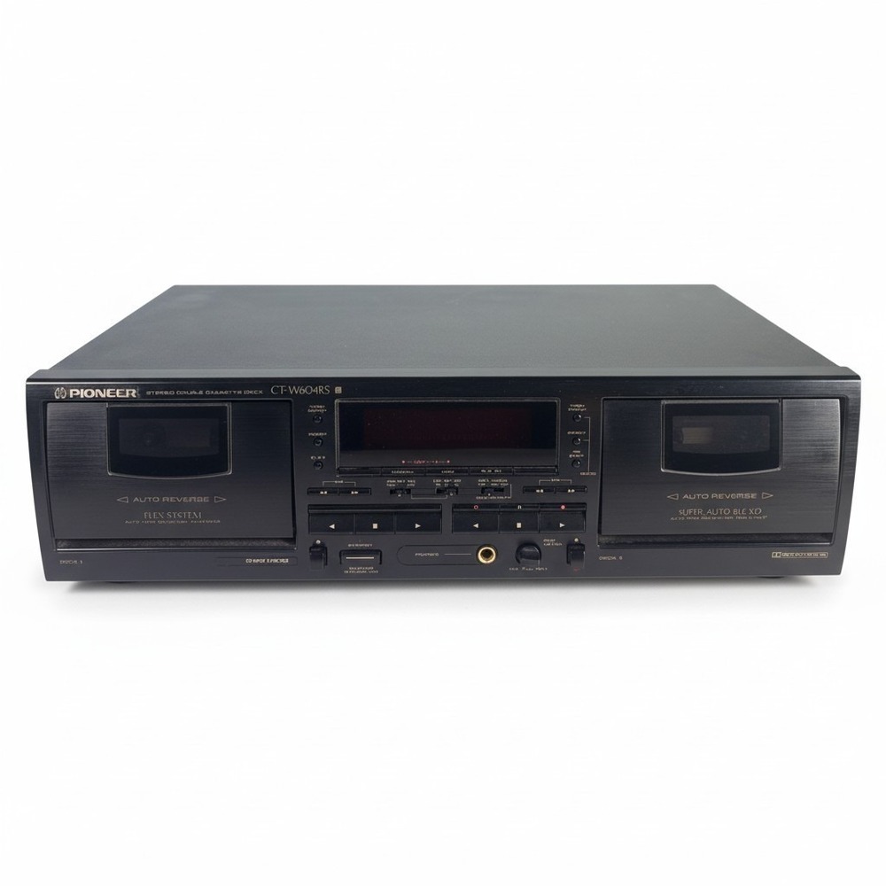 Pioneer CT-W604RS Stereo Double Cassette Deck Auto Reverse Dolby For Part Only